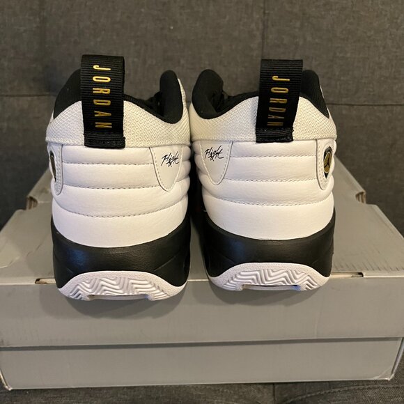 🔥 Jordan Max Aura 6 White/Black/Metallic Gold | Men’s 12 | NEW 🔥 - Picture 3 of 3